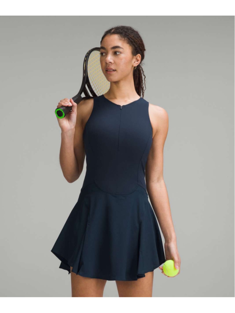 Lululemon Everlux Short-Lined Tennis Dress 6 True Navy